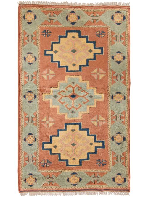 Turkish Melis 4'3" x 7'2" Hand-knotted Wool Rug 