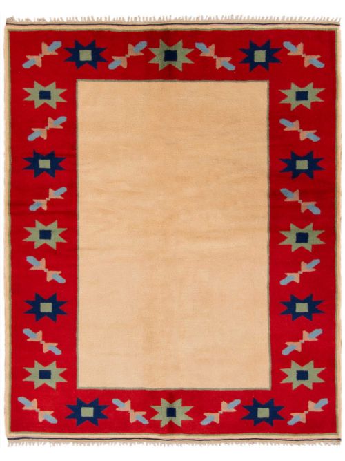 Turkish Melis 5'9" x 7'3" Hand-knotted Wool Rug 