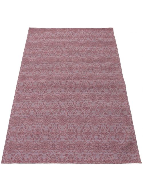 Indian Collage 4'9" x 6'9" Handmade Chenille Rug 