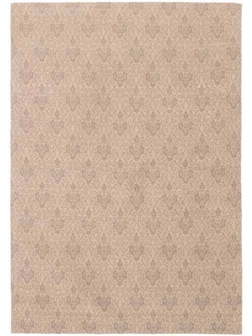 Indian Collage 4'9" x 6'9" Handmade Chenille Rug 