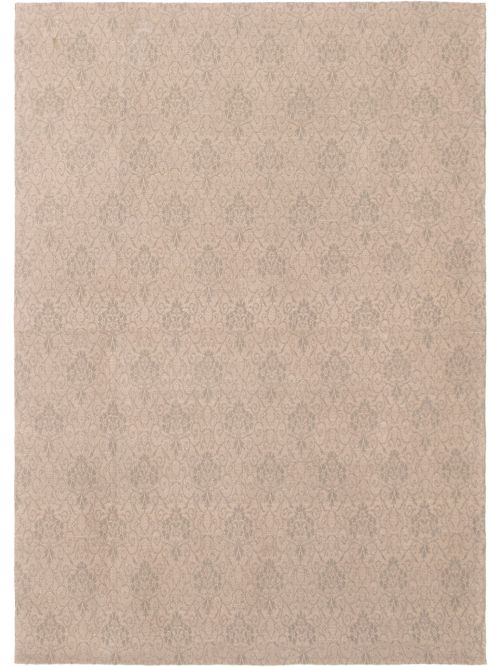 Indian Collage 4'9" x 6'9" Handmade Chenille Rug 