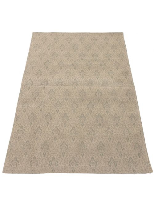 Indian Collage 4'9" x 6'9" Handmade Chenille Rug 