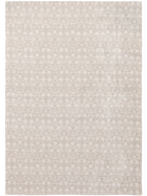 Indian Collage 4'9" x 6'9" Handmade Chenille Rug 