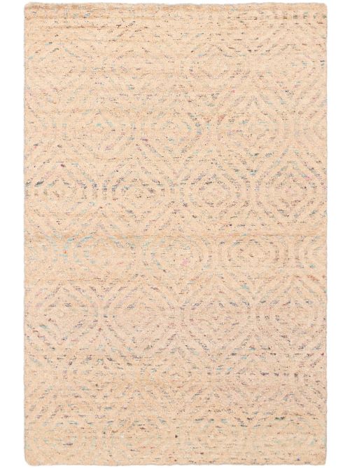 Indian Sari Silk 5'0" x 7'9" Hand-knotted Silk Rug 