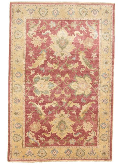 Turkish Anatolian Authentic 5'1" x 7'7" Hand-knotted Wool Rug 