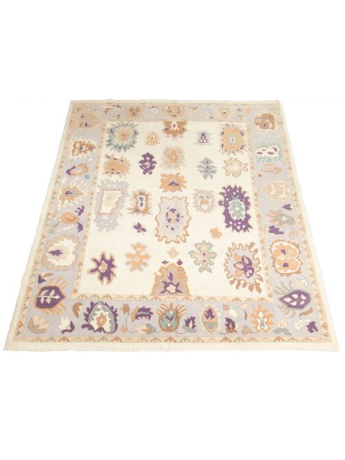 Turkish Anatolian Authentic 9'2" x 11'10" Hand-knotted Wool Rug 