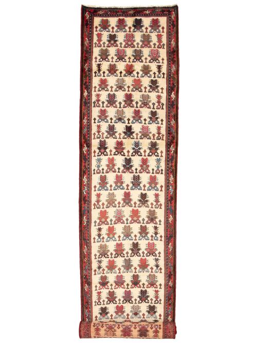 Turkish Kayseri Vintage 3'3" x 17'0" Hand-knotted Wool Rug 