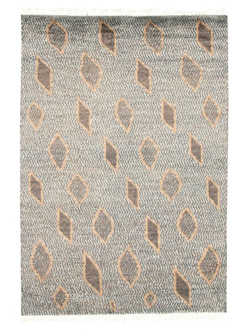 Pakistani Marrakech 6'1" x 9'1" Hand-knotted Wool Rug 