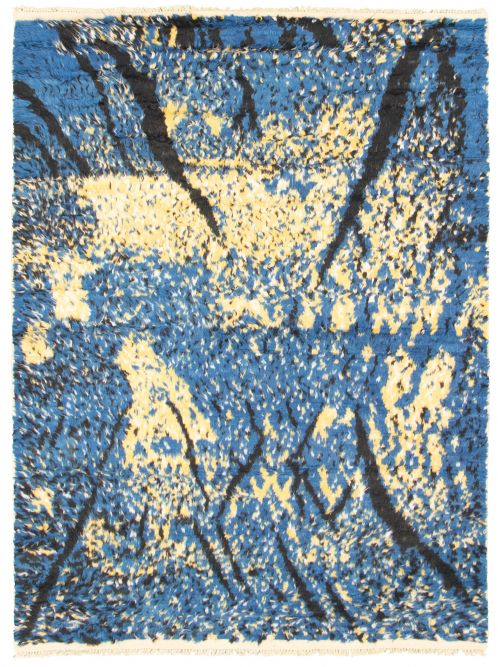 Pakistani Abstract Lahore Legacy 5'9" x 7'10" Hand-knotted Wool Rug 