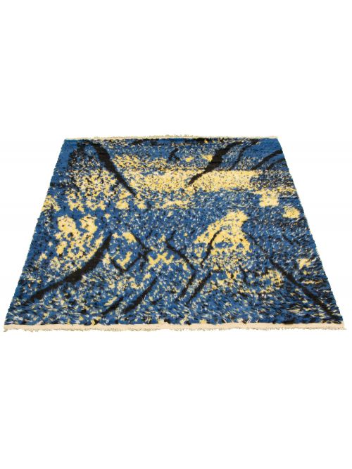 Pakistani Abstract Lahore Legacy 5'9" x 7'10" Hand-knotted Wool Rug 