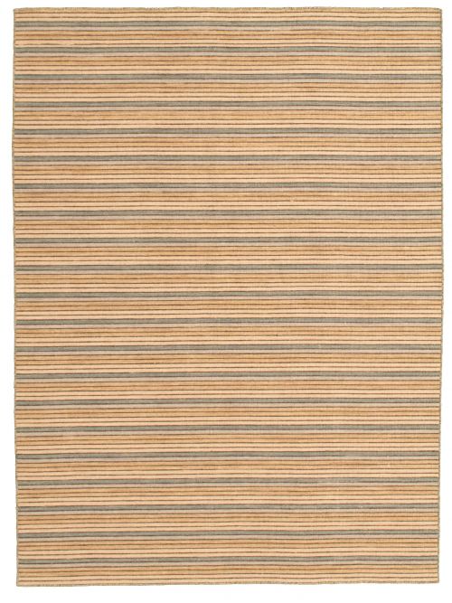 Indian Manhattan 5'1" x 6'11" Flat-Weave Wool Tapestry Kilim 