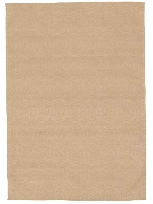 Indian Collage 5'2" x 7'5" Handmade Chenille Rug 