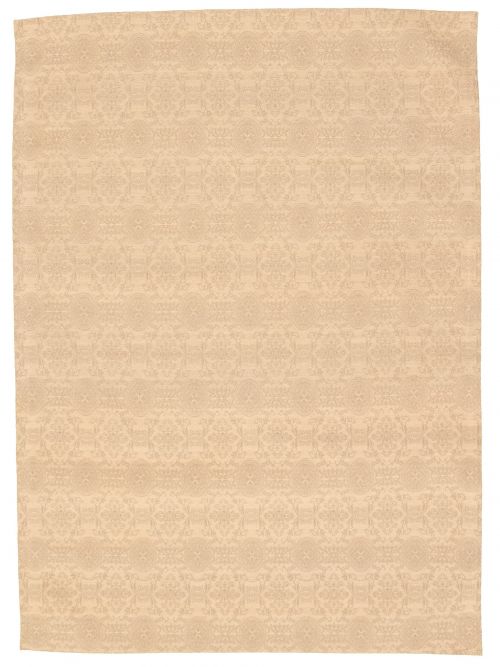 Indian Collage 5'1" x 7'5" Handmade Chenille Rug 