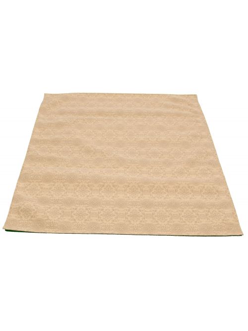 Indian Collage 5'1" x 7'5" Handmade Chenille Rug 