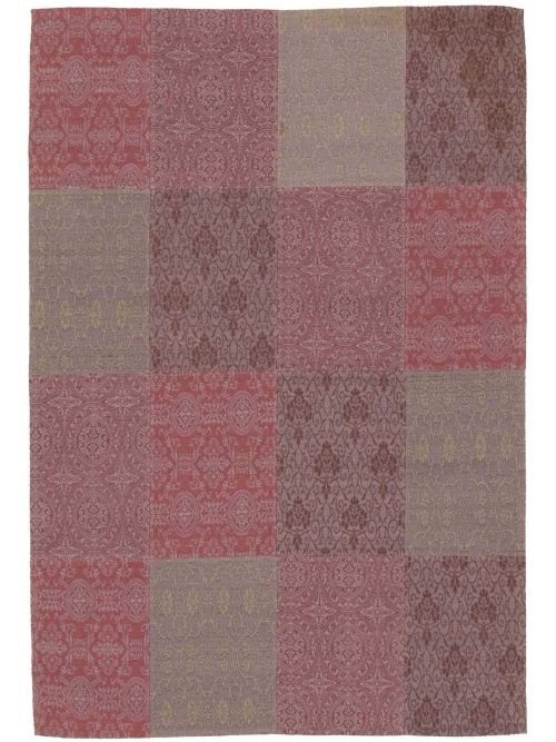 Indian Collage 5'5" x 7'5" Handmade Chenille Rug 