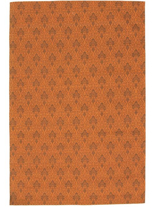Indian Collage 5'6" x 7'8" Handmade Chenille Rug 