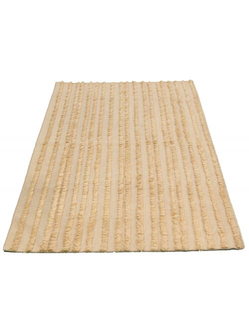 Indian Cambridge 4'9" x 7'10" Flat-Weave Wool Kilim 