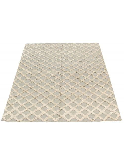 Indian Cambridge 5'0" x 8'0" Flat-Weave NA Kilim 