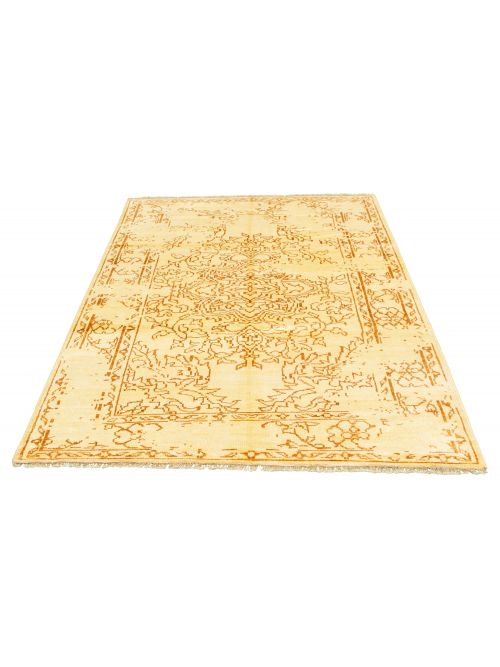 Indian Jules Oushak 7'1" x 10'3" Hand-knotted Silk Rug 