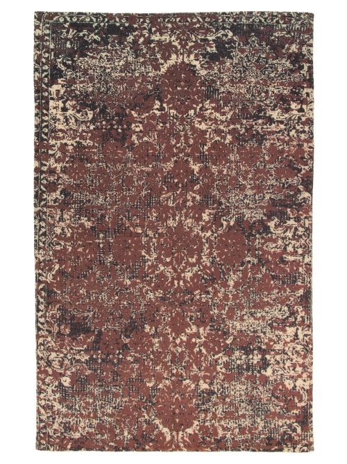 Turkish Color Transition 4'11" x 7'9" Flat-Weave Cotton Kilim 