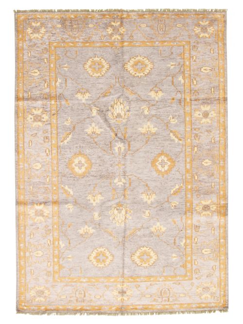 Tapis jules oushak 6'11" x 9'11" en soie de bambou