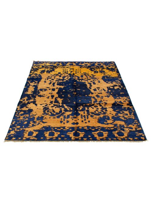 Indian Jules Oushak 7'1" x 9'11" Hand-knotted Silk Rug 