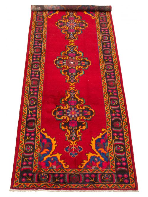 Persian Style 3'11" x 10'6" Hand-knotted Wool Rug 
