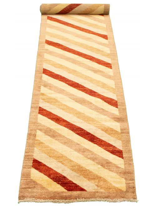 Pakistani Peshawar Ziegler 2'5" x 14'7" Hand-knotted Wool Rug 