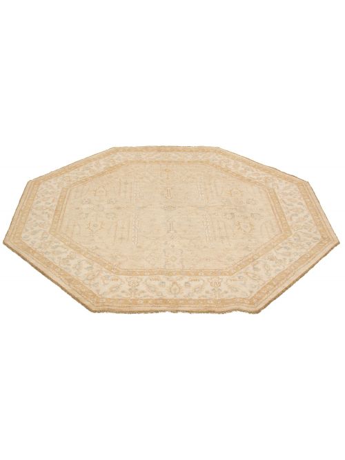 Indian Chobi Twisted 8'1" x 8'1" Hand-knotted Wool Rug 