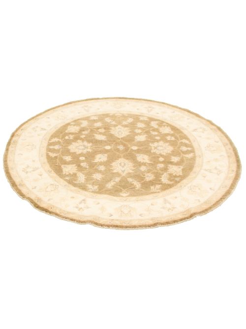 Pakistani Peshawar Oushak 6'10" x 6'10" Hand-knotted Wool Rug 