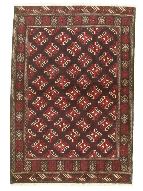 Russia Shiravan Bokhara 4'11" x 7'1" Hand-knotted Wool Rug 