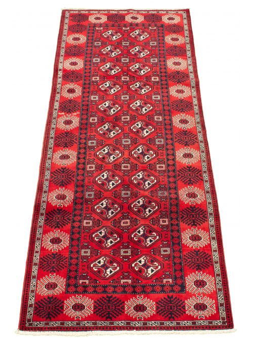 Russia Shiravan Bokhara 3'10" x 9'8" Hand-knotted Wool Rug 