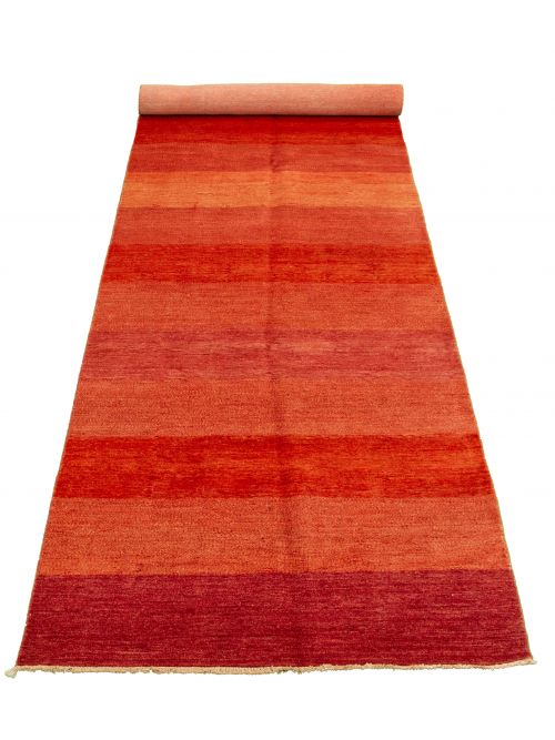 Pakistani Peshawar Ziegler 4'0" x 15'9" Hand-knotted Wool Rug 