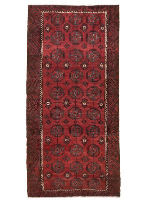 Russia Shiravan Bokhara 4'5" x 9'11" Hand-knotted Wool Rug 
