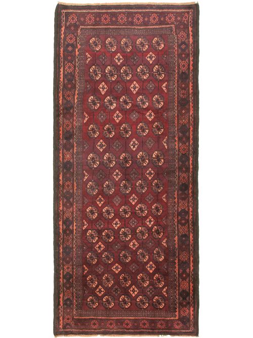 Russia Shiravan Bokhara 4'1" x 9'8" Hand-knotted Wool Rug 