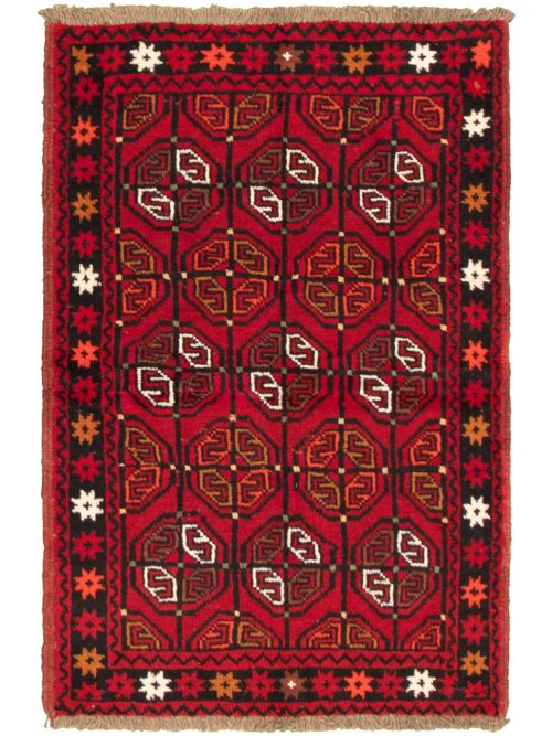 Afghan Akhjah 3'3" x 5'5" Hand-knotted Wool Rug 