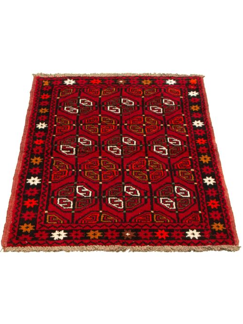 Afghan Akhjah 3'3" x 5'5" Hand-knotted Wool Rug 