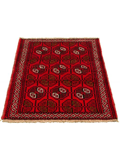 Afghan Akhjah 3'5" x 5'4" Hand-knotted Wool Rug 
