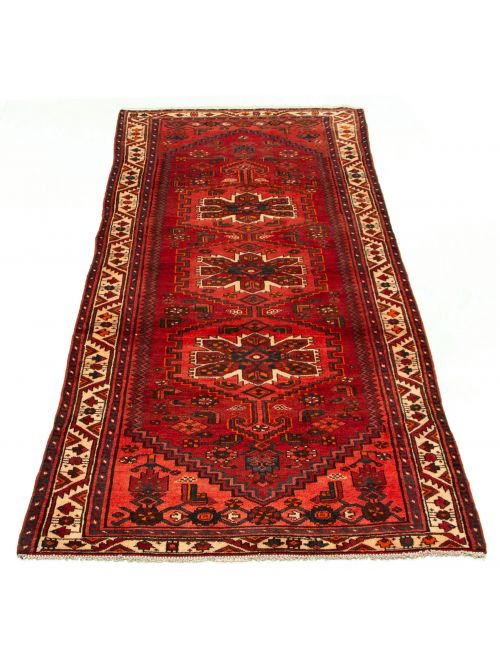 Turkish Melis 4'1" x 10'2" Hand-knotted Wool Rug 