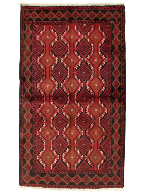 Afghan Akhjah 3'3" x 5'9" Hand-knotted Wool Rug 