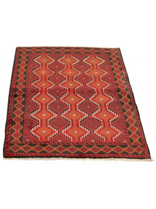 Afghan Akhjah 3'3" x 5'9" Hand-knotted Wool Rug 