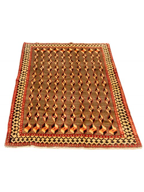 Turkish Melis 4'1" x 6'11" Hand-knotted Wool Rug 