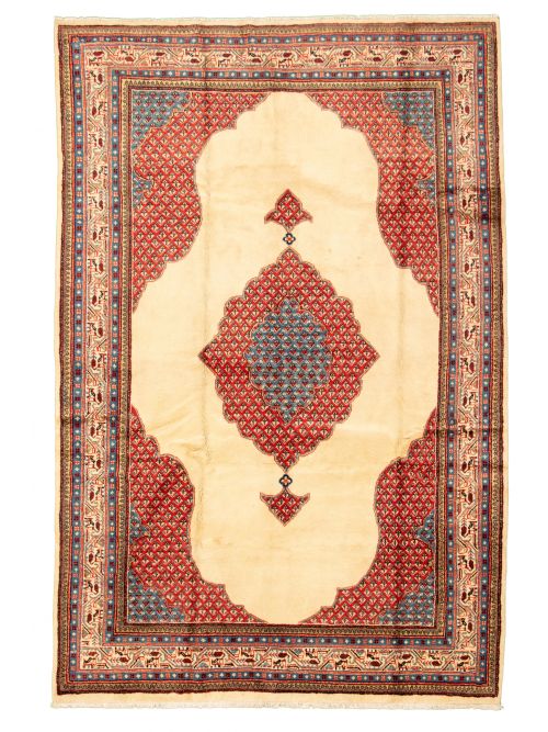 Persian Style 7'7" x 11'5" Hand-knotted Wool Rug 