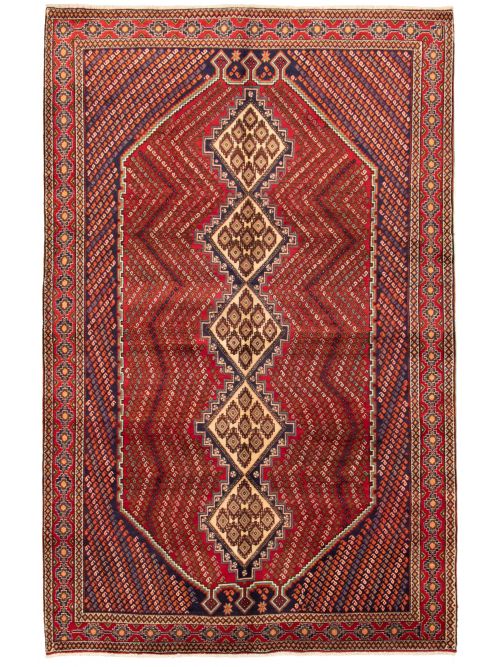 Persian Style 6'9" x 10'11" Hand-knotted Wool Rug 