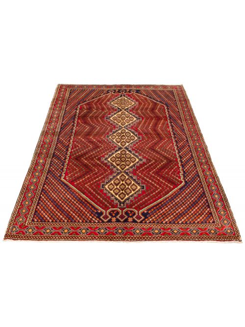 Persian Style 6'9" x 10'11" Hand-knotted Wool Rug 