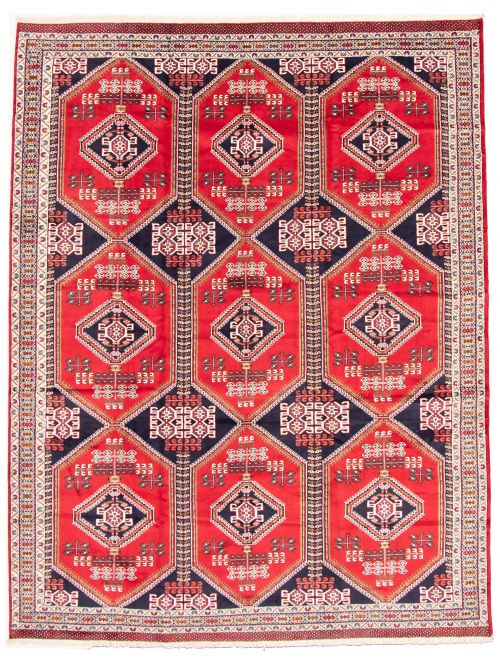 Persian Style 9'10" x 12'6" Hand-knotted Wool Rug 