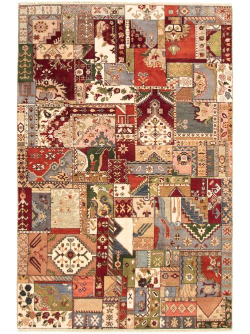 Afghan Aryana 6'0" x 9'0" Hand-knotted Wool Rug 