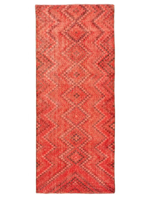 Turkish Color Transition 4'1" x 10'2" Hand-knotted Wool Rug 