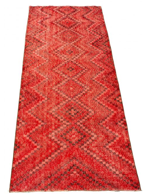 Turkish Color Transition 4'1" x 10'2" Hand-knotted Wool Rug 