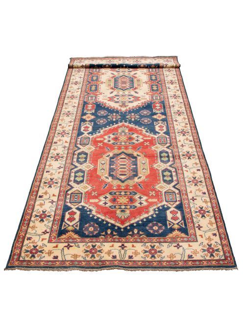Afghan Finest Ghazni 5'1" x 18'11" Hand-knotted Wool Rug 
